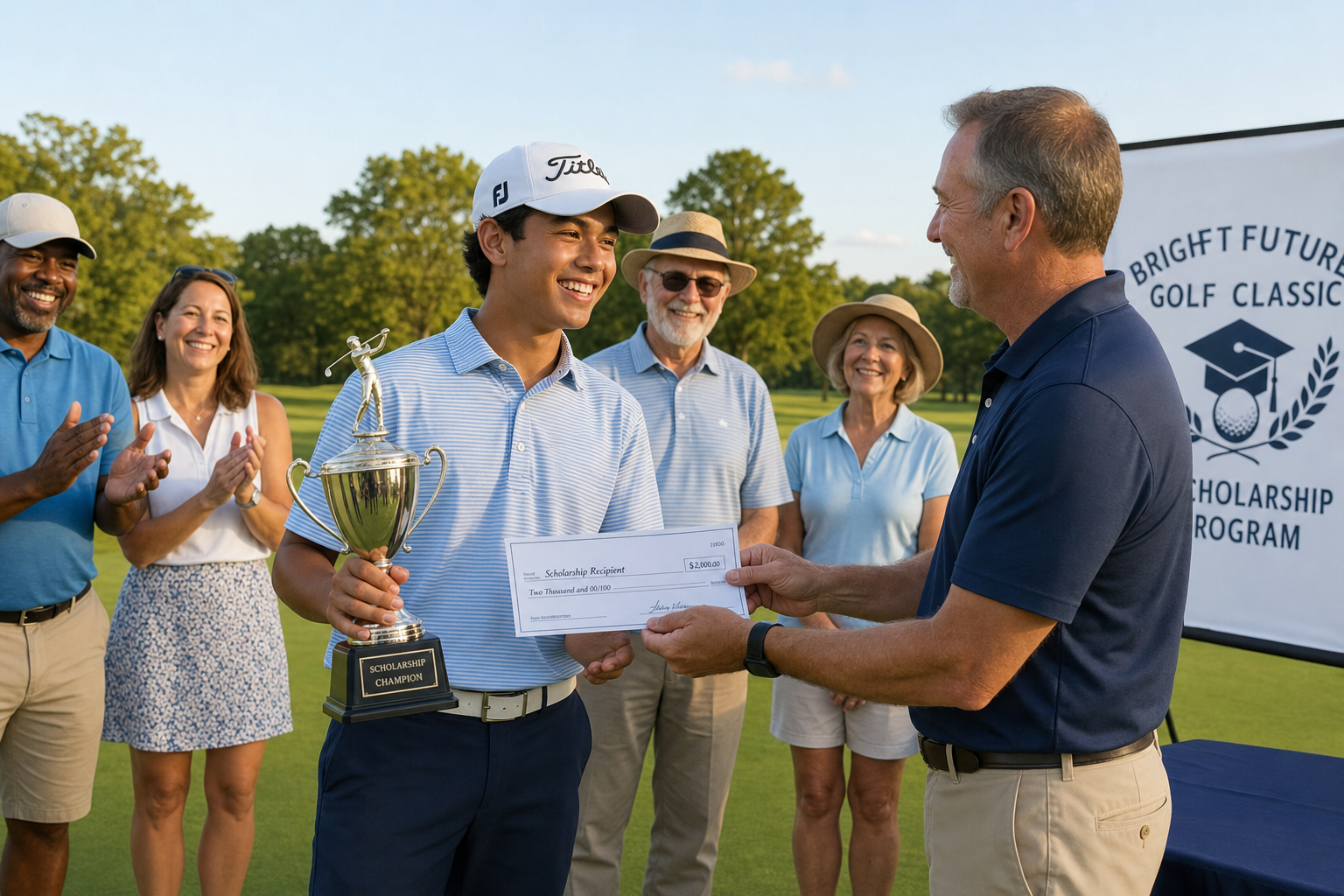 AAGA scholarship presentation on the course